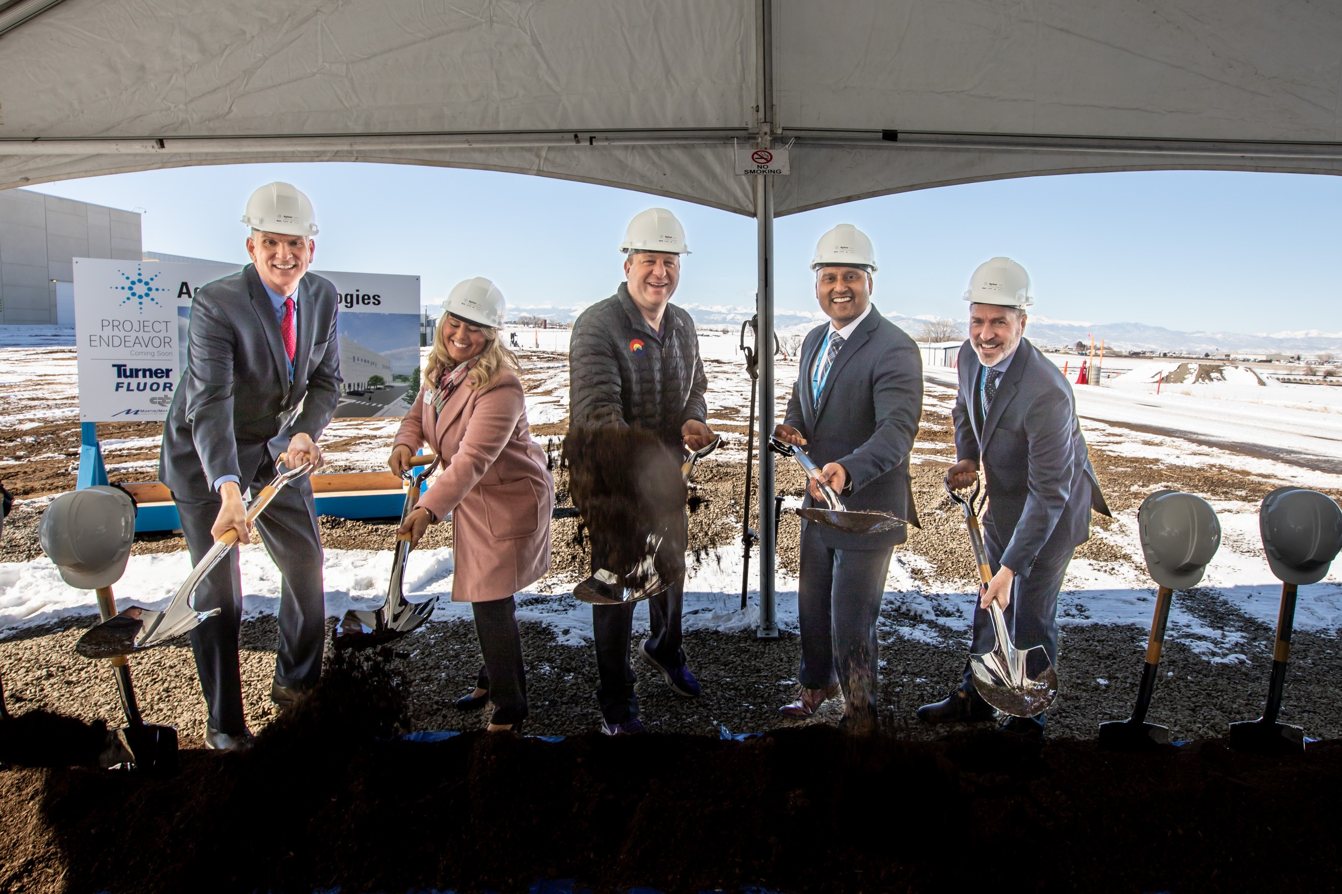 Colorado Governor Polis Helps Agilent Break Ground on 725 Million